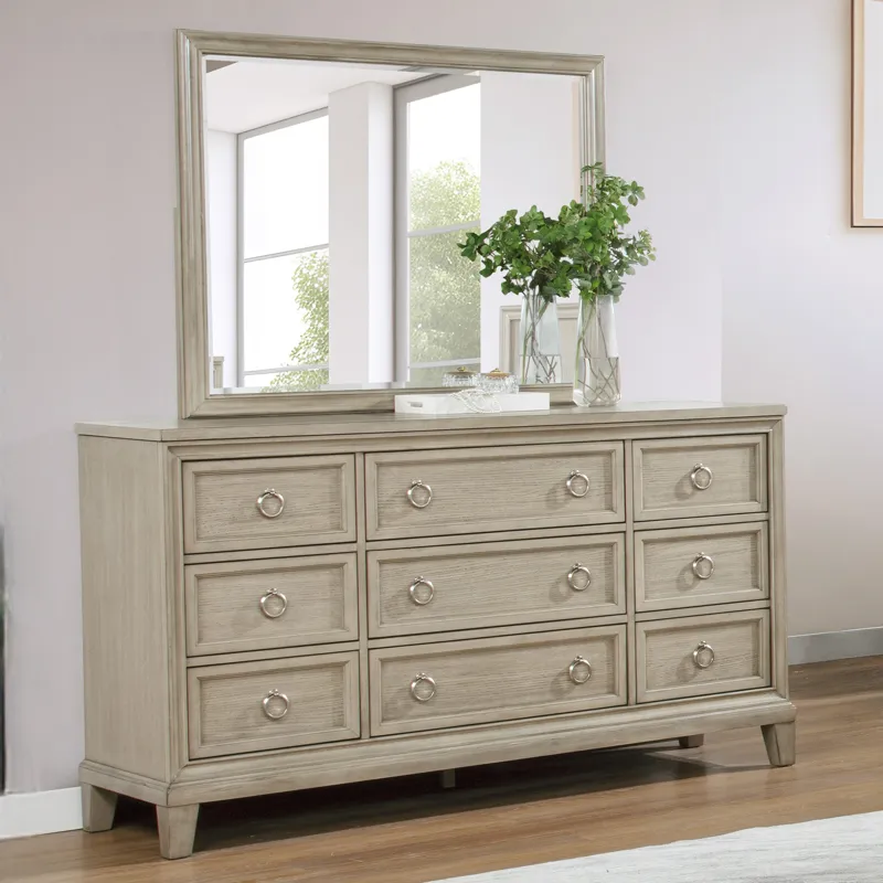 Wisteria Dresser & Mirror Sandstone