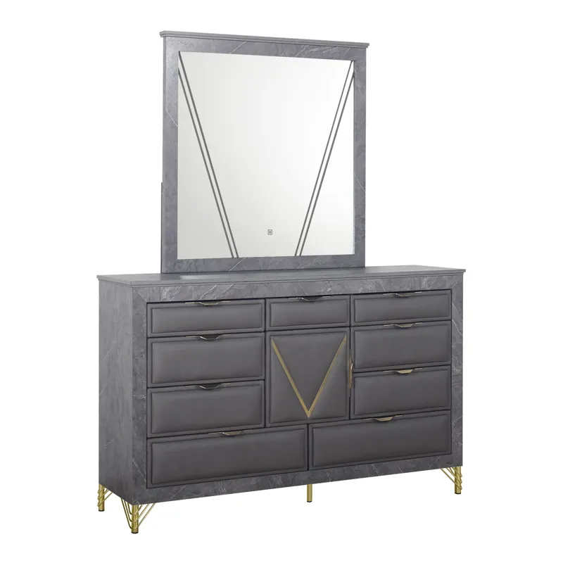 Symmetry Dresser & Mirror