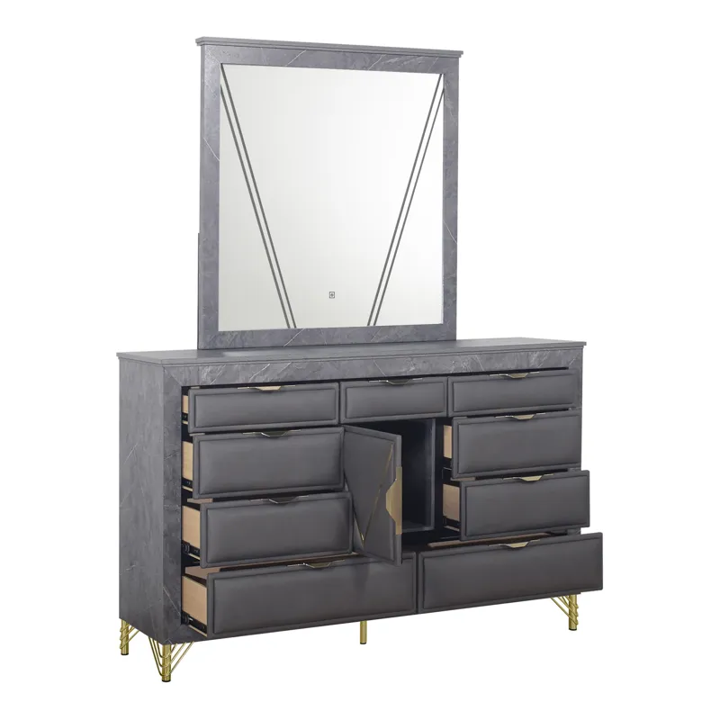 Symmetry Dresser & Mirror