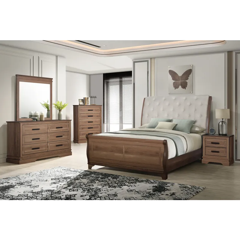 Coventry Hall 6/0 Wk 5pcs B/Dresser/Mirror/Chest/Nightstand