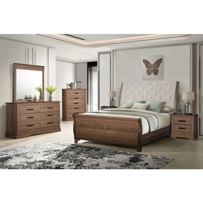 Coventry Hall 5/0 Q 6pcs B/Dresser/Mirror/Chest/2 Nightstands