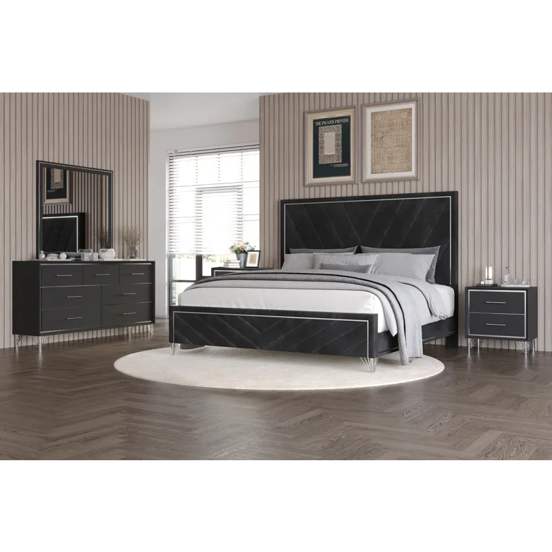Ava – 6/6 Ek 5pcs B/Dresser/Mirror/2 Nightstands