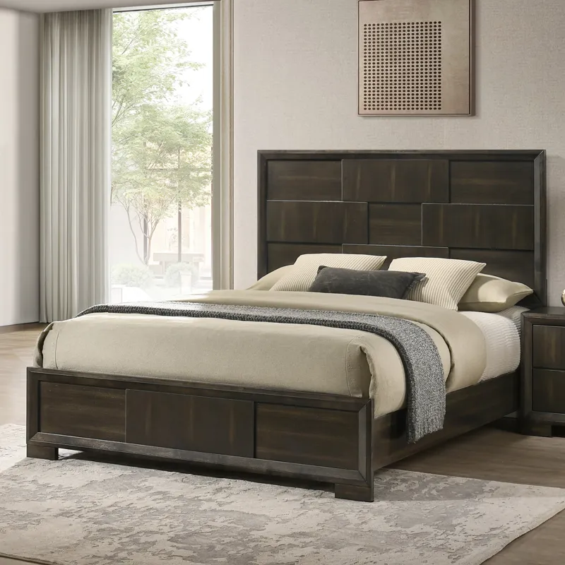 Langston Western Bed Only Espresso - King/California King