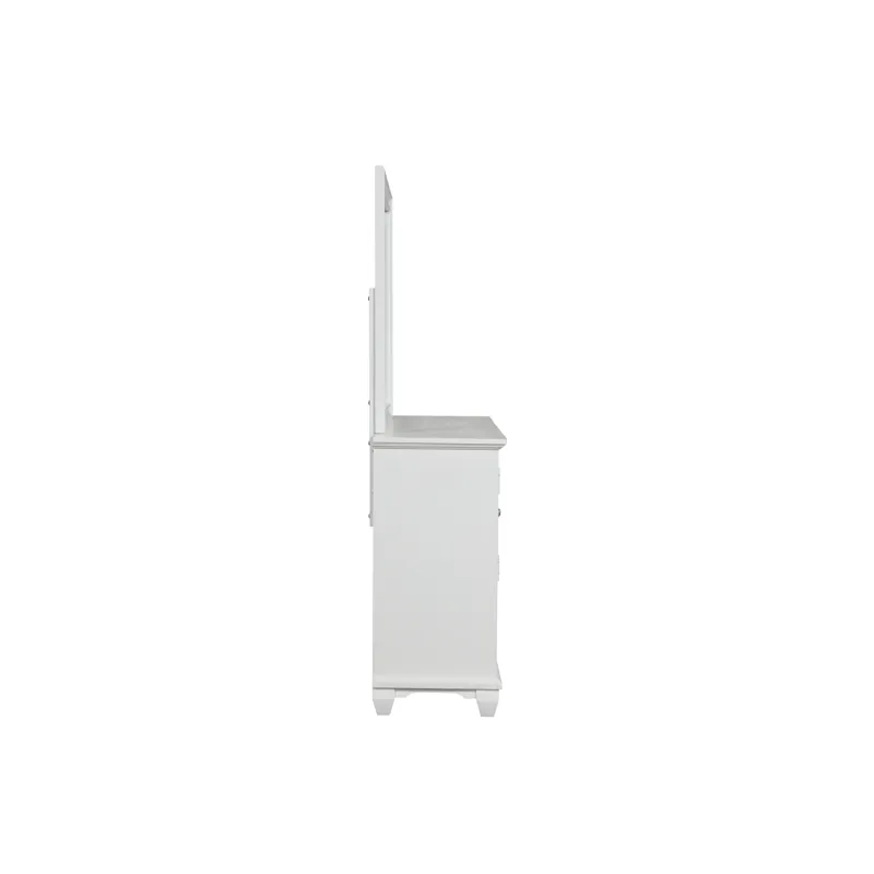 Jamestown 2pc Dresser & Mirror Set White