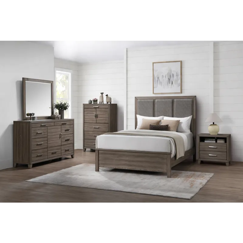 Harrisburg 5pcs Bed/Dresser/Mirror/Chest/Nightstand - Queen