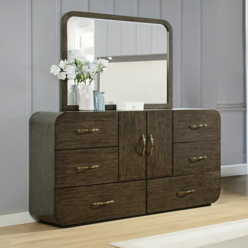 Sway Dresser & Mirror Espresso