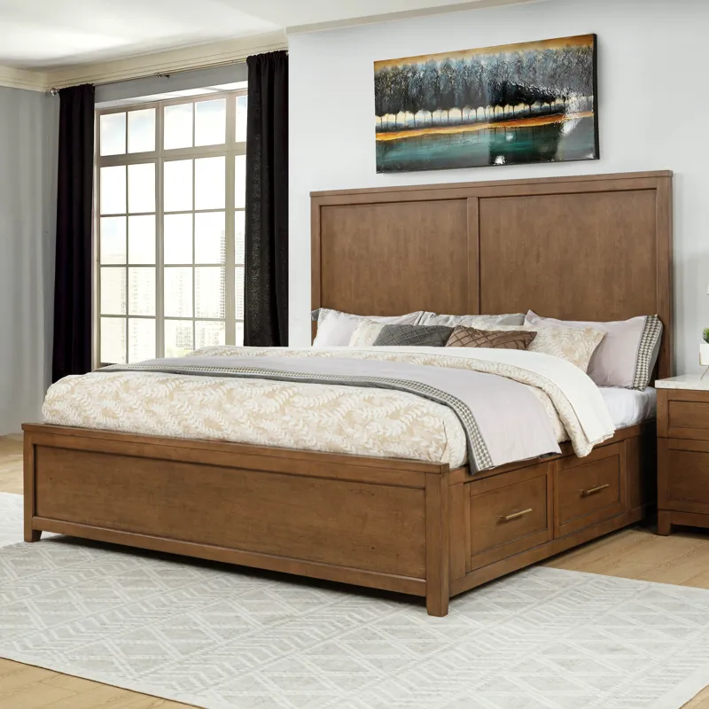 Devonshire Platform Storage Bed Bed Only - Queen