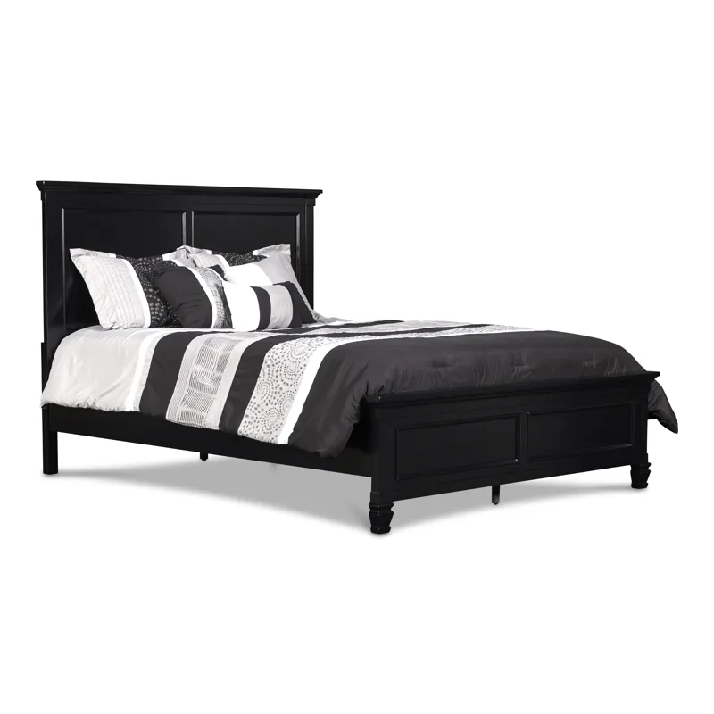 Tamarack Panel Bed-Black - King