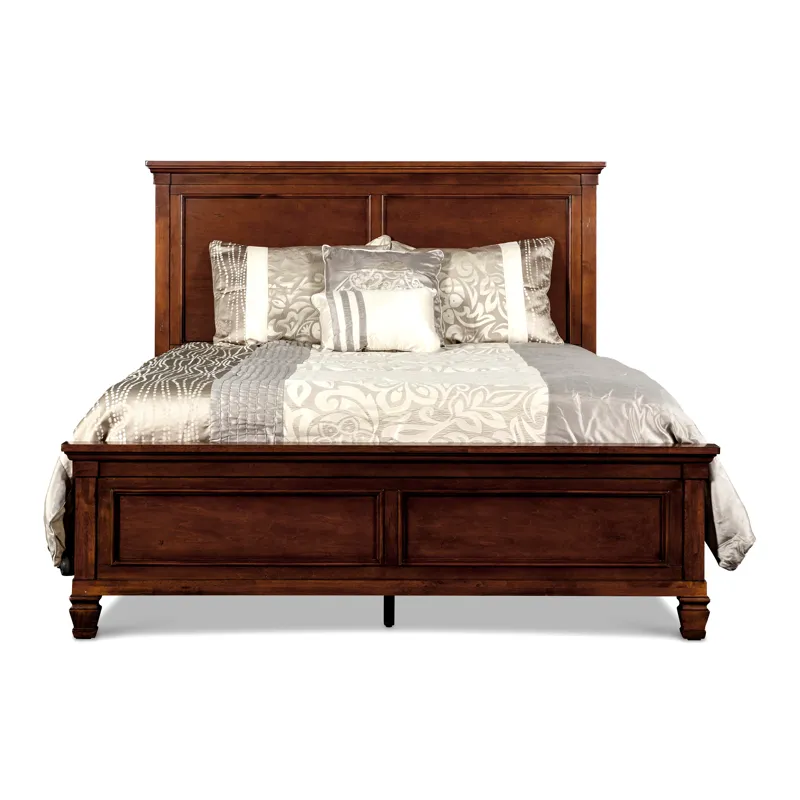 Tamarack Bed-Brown Cherry - California King