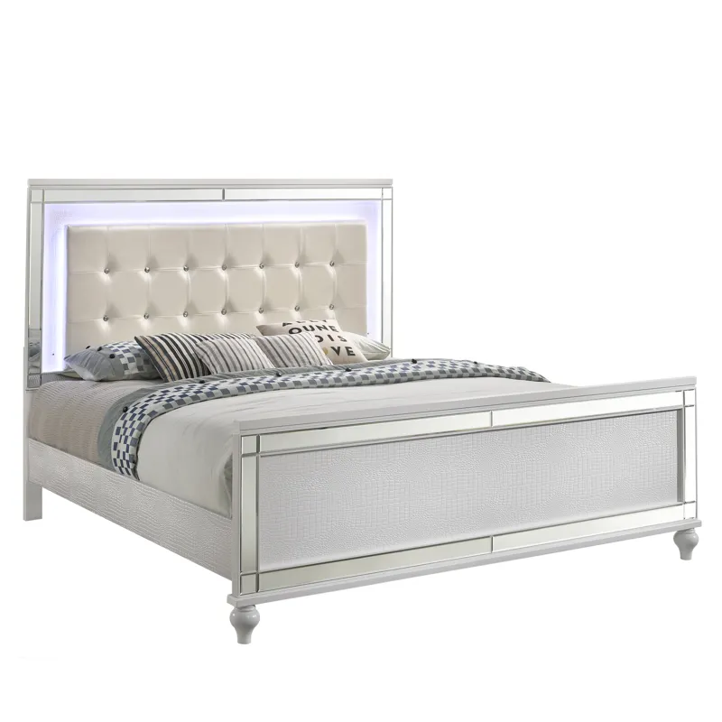 Valentino Bed White - King
