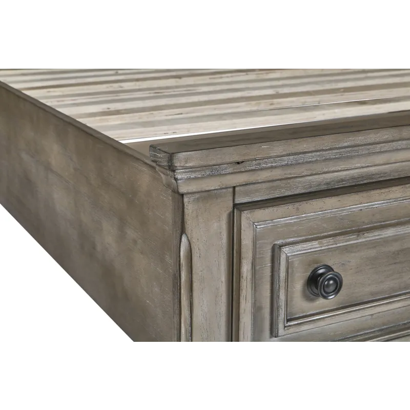 Allegra Headboard-Pewter - Full