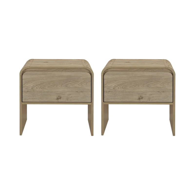 Mara 2pcs 2 End Tables Natural