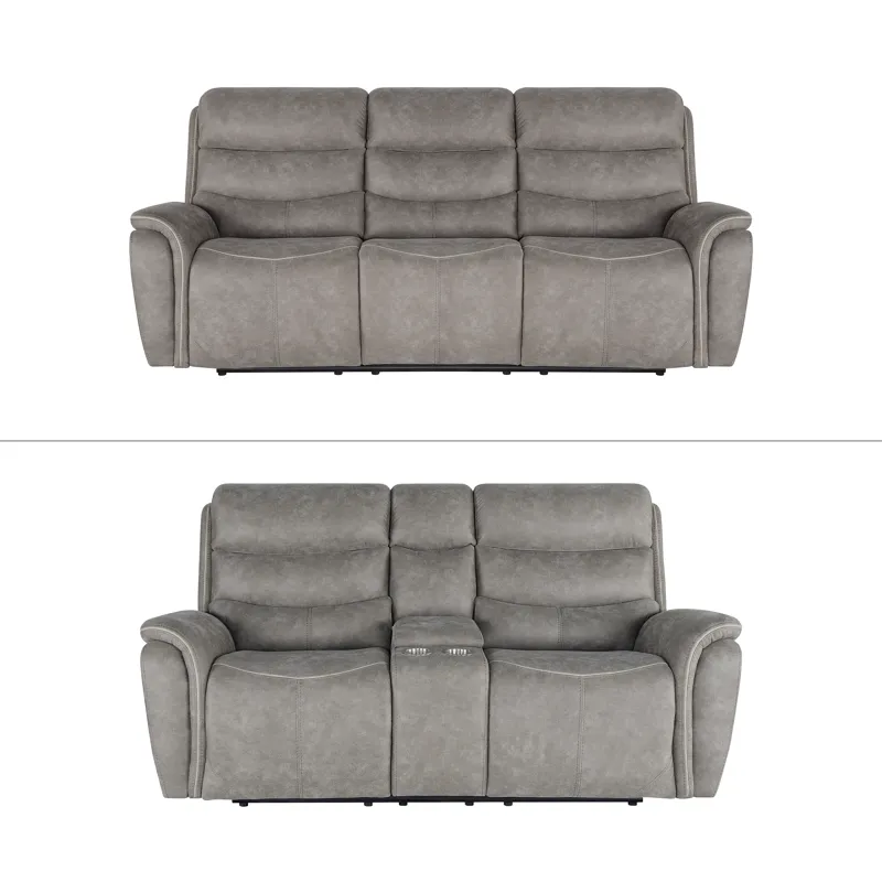Kamari P2 2pcs Power Headrest & Footrest Sofa/Love