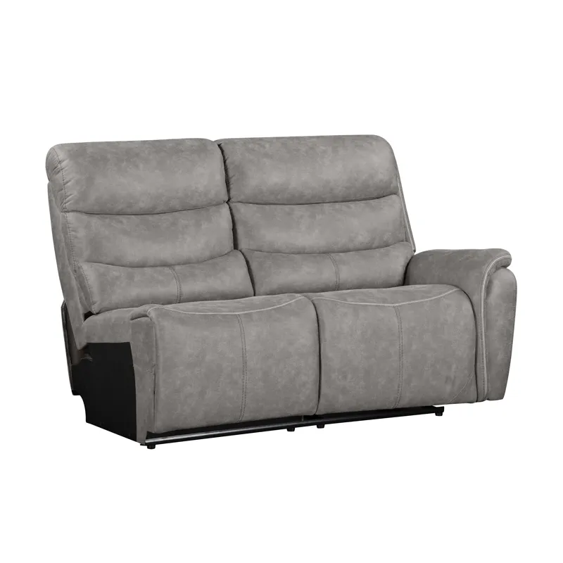 Kamari Gray 3 PCS Manual Sectional LAF Loveseat/RAF Lovesea
