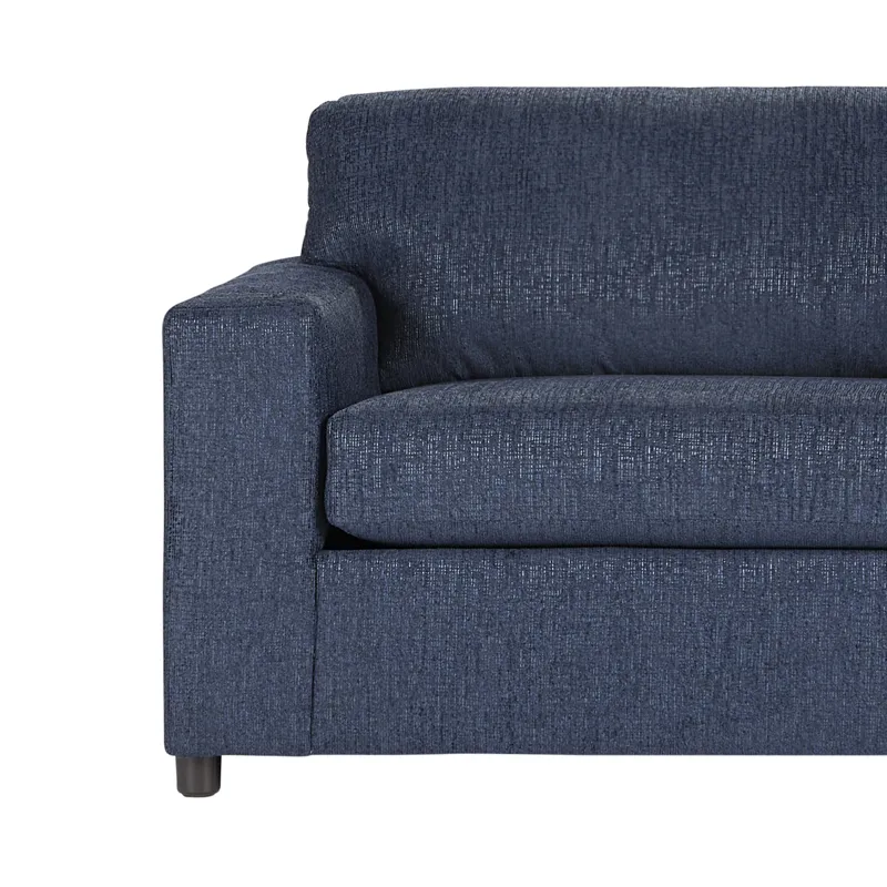 Kylo 2 PC Sofa And Cuddle Chair Set-Blue