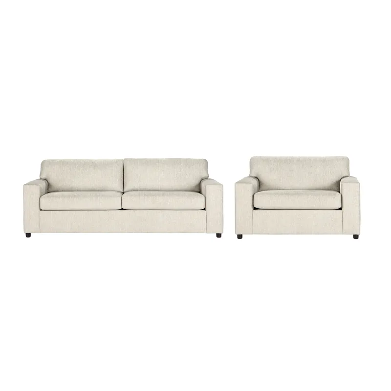 Kylo 2 PC Sofa And Cuddle Chair Set-Natural