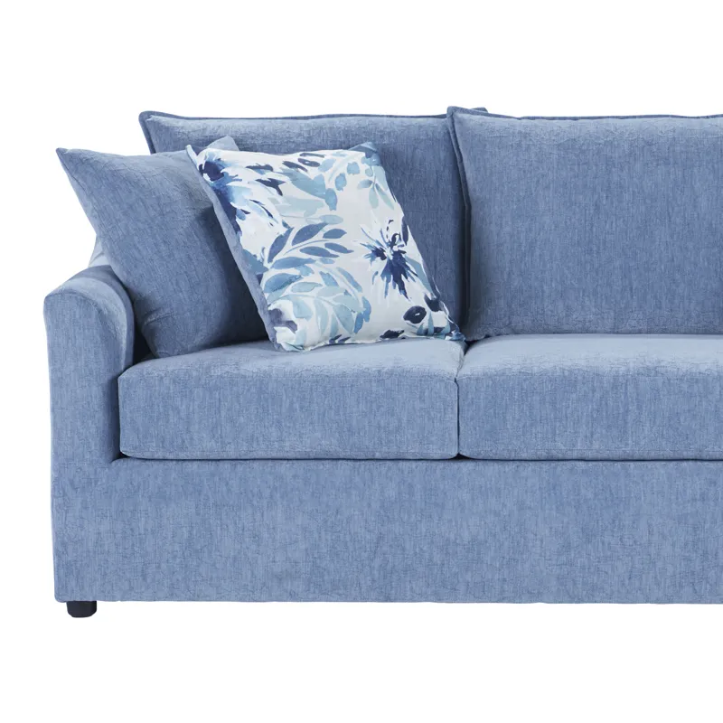 Sylvie 2 PCS Sofa Chair Blue Slate