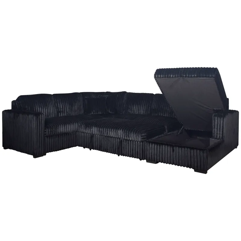 Bliss Sectional Sleeper Midnight