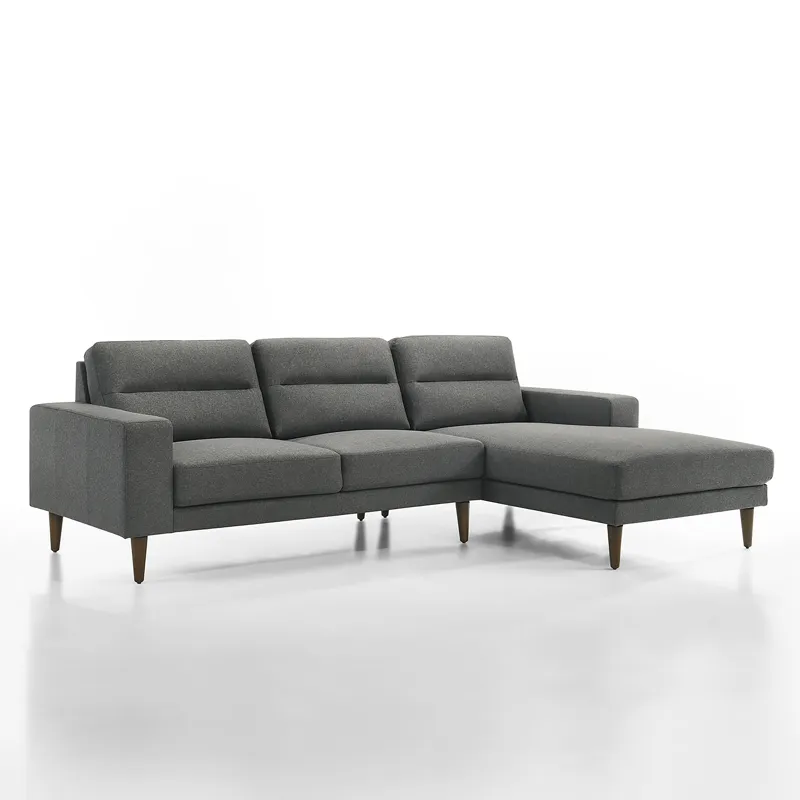 Vale 2 PCS Chaise Sectional Gray