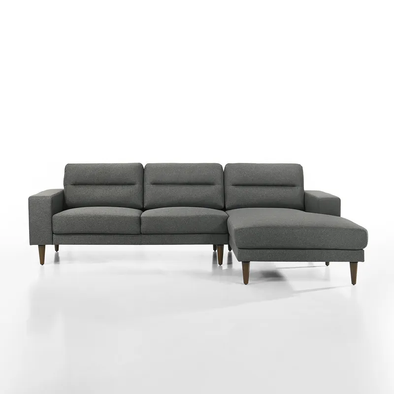 Vale 2 PCS Chaise Sectional Gray