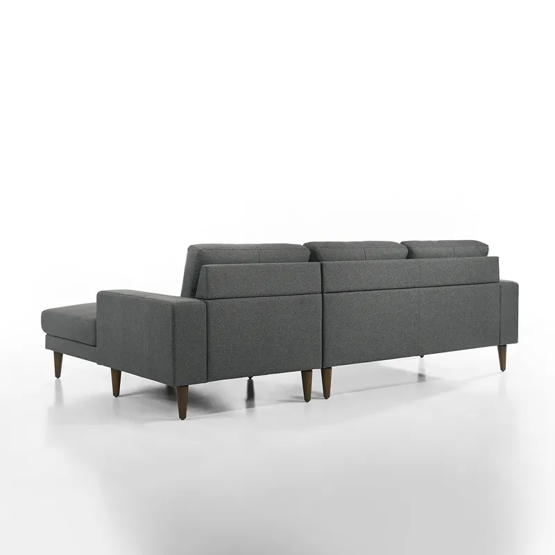 Vale 2 PCS Chaise Sectional Gray