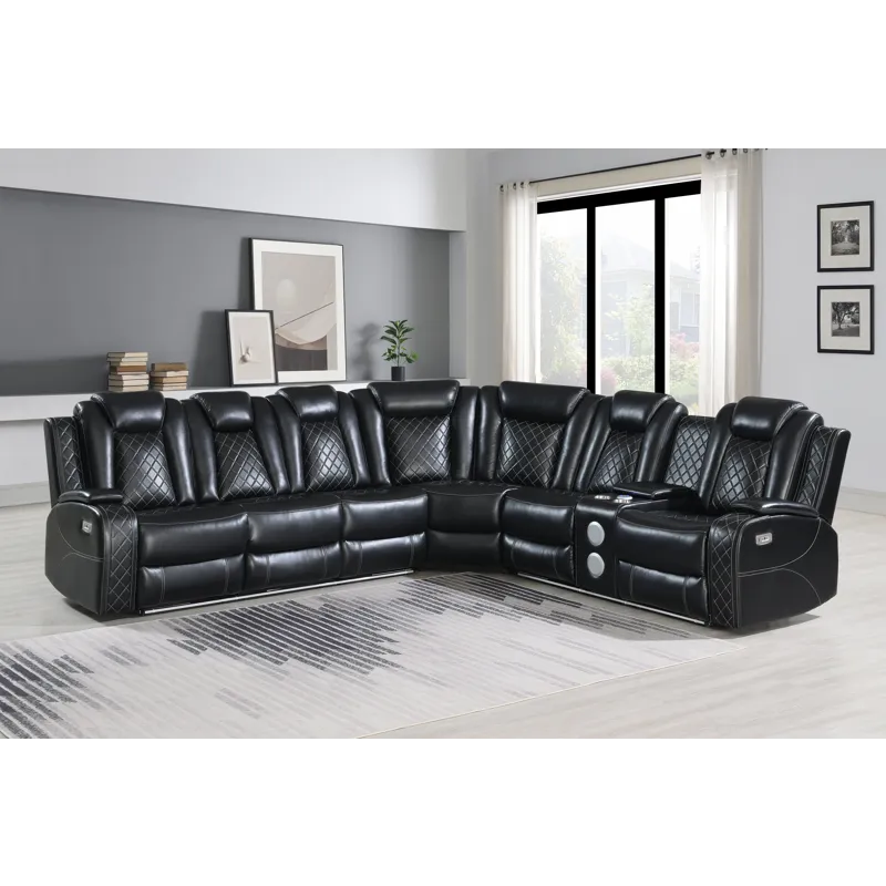 Orion II 3pc P2 Power Sectional Black