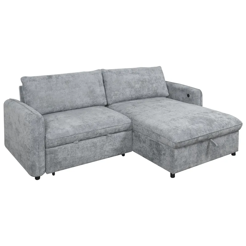 Finn 2pcs LAF Sofa/Chaise Gray