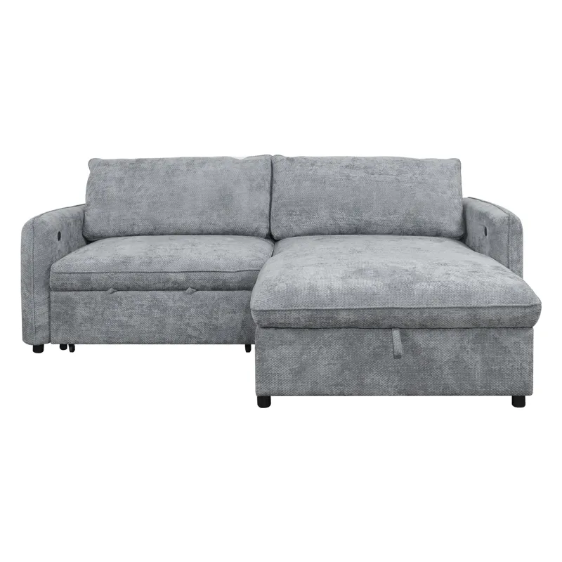 Finn 2pcs LAF Sofa/Chaise Gray