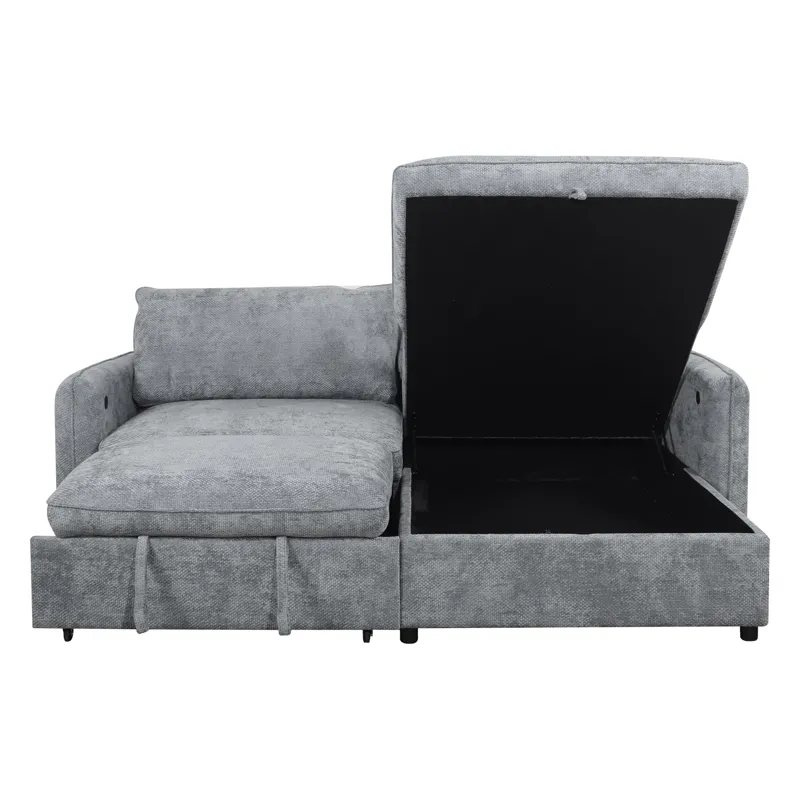 Finn 2pcs LAF Sofa/Chaise Gray