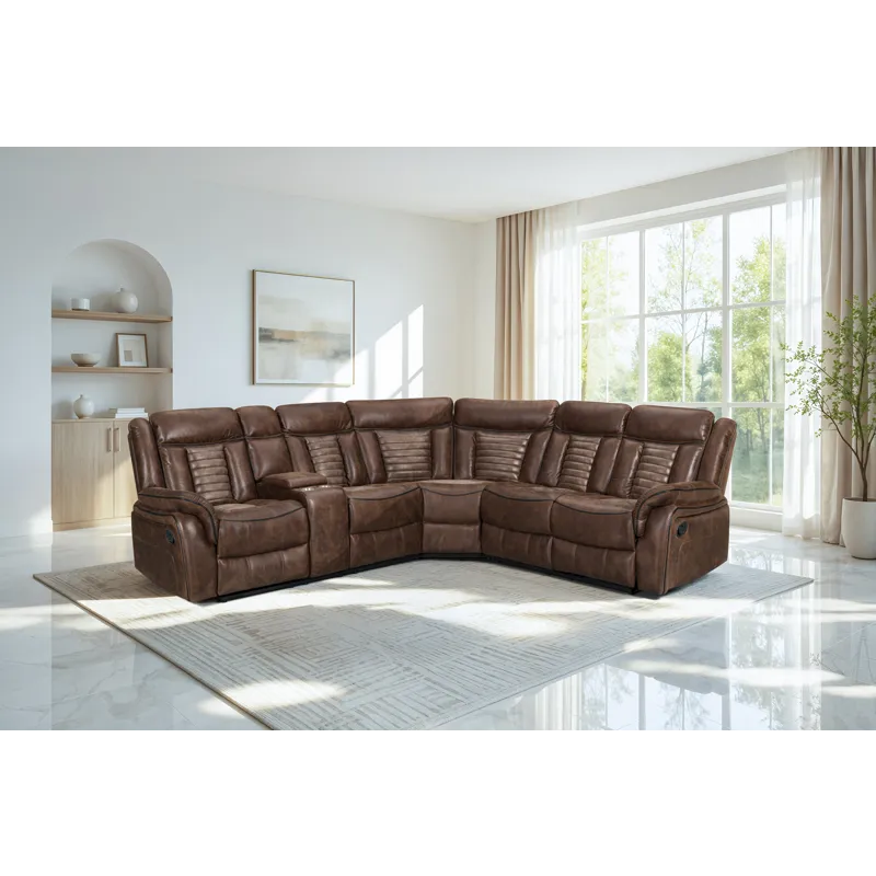 Mateo 3 PCS Manual Sectional