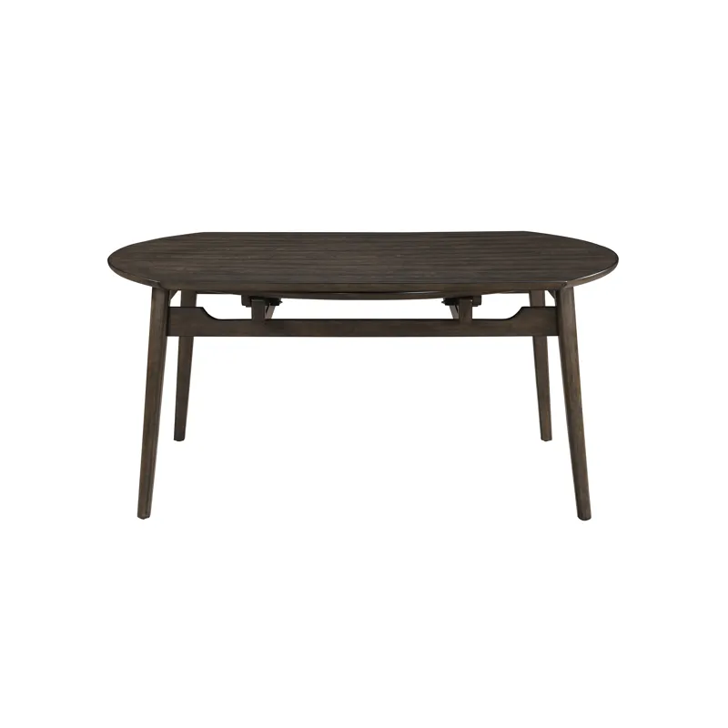 Rex-65\" Round Dining Table With Leaves And 4 Chairs