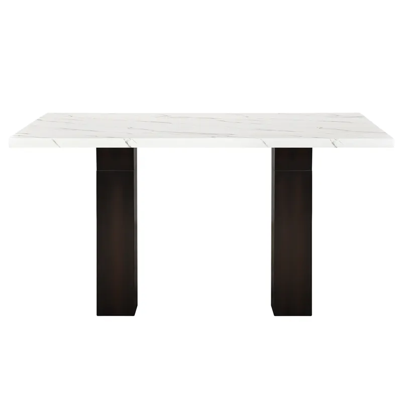 Faust Adjustable Table W 4 Dining Chair