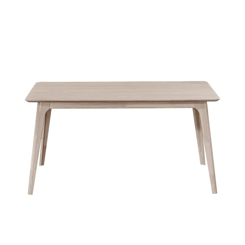 Oscar Rectangle Table And 4 Chairs-White Ash