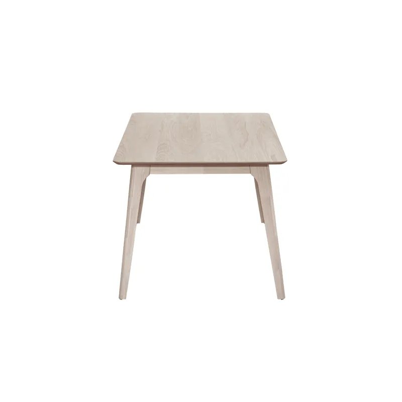 Oscar Rectangle Table And 4 Chairs-White Ash