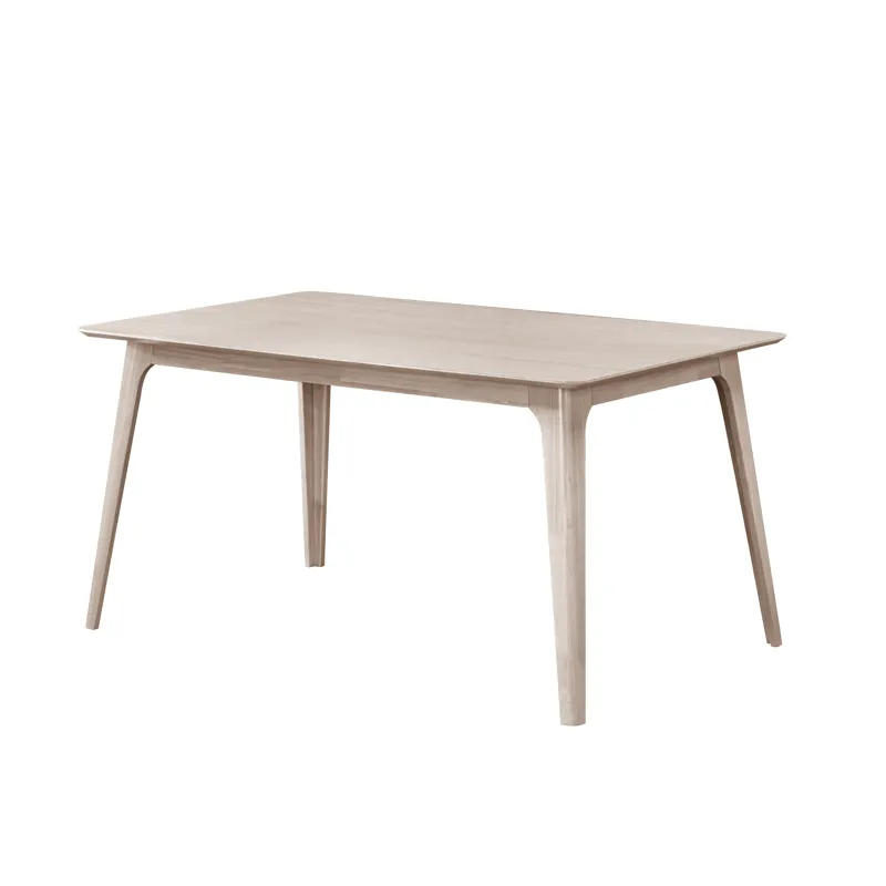 Oscar Rectangle Table And 6 Chairs-White Ash