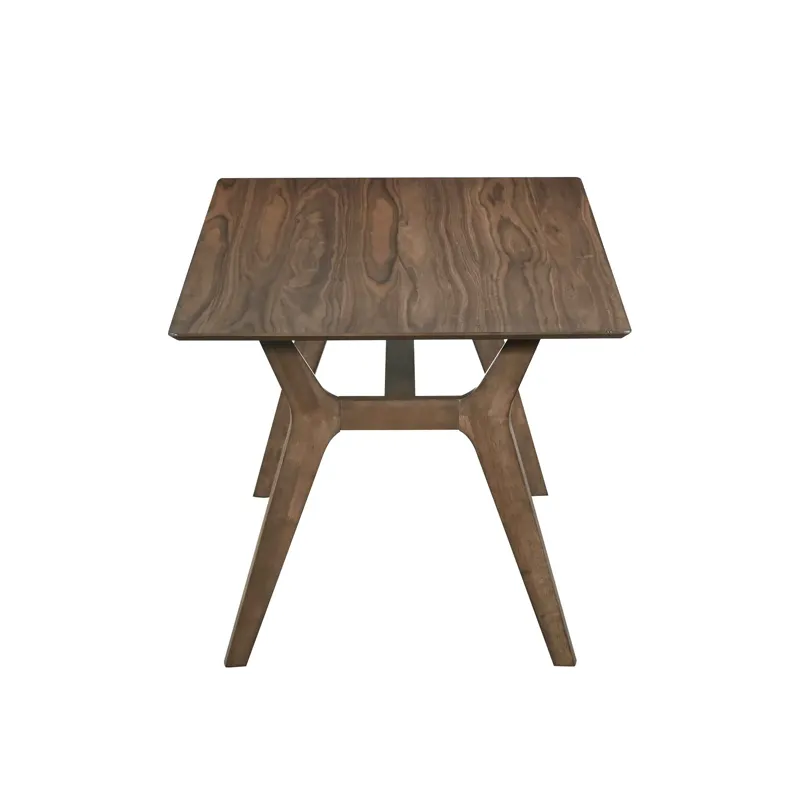 Thea 70\" Rectangular Dining Table W 4 Black Chairs