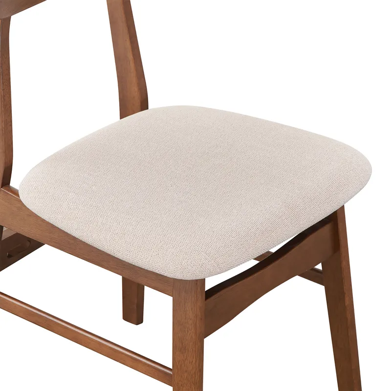 Morocco Rectangle Dining Table W 6 Natural Chairs
