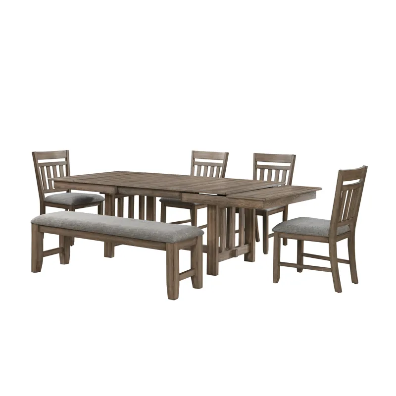 Harrisburg Dining Table And 4 Chairs & Bench