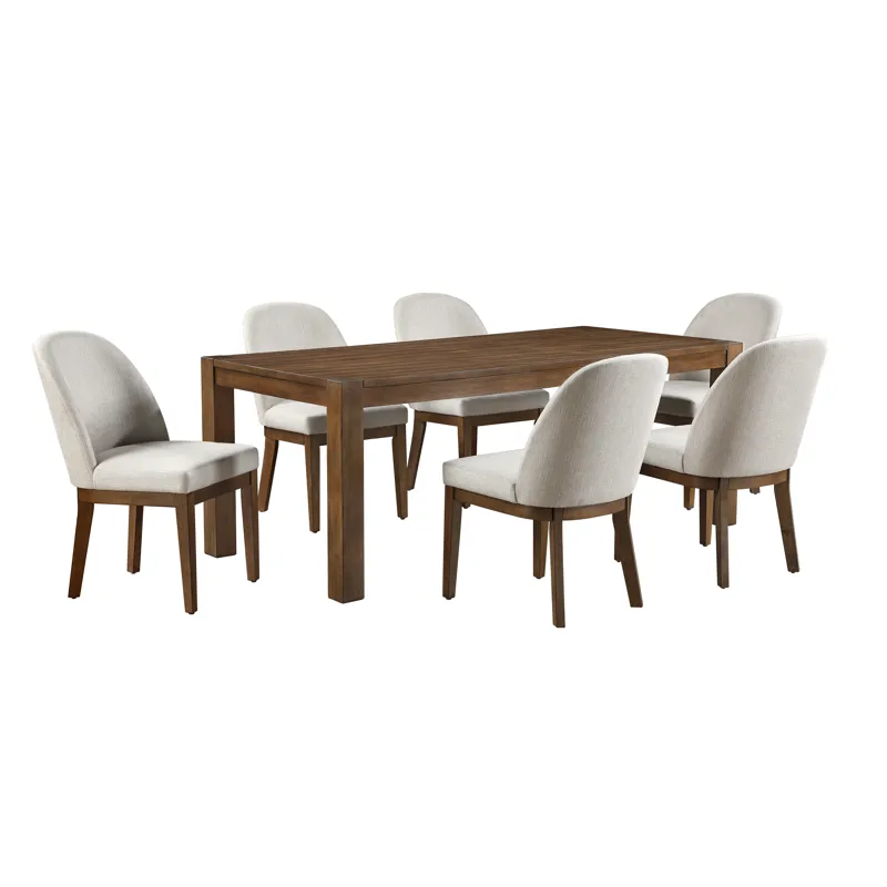 Phoenix 78\" Dining Table W 6 Chairs