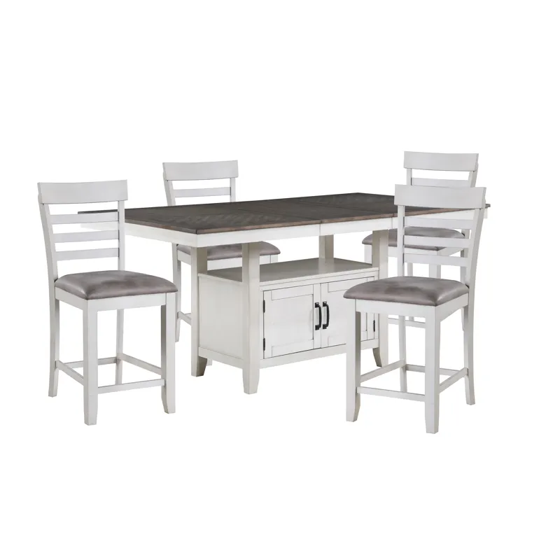 Richland Counter Table And 4 Chairs