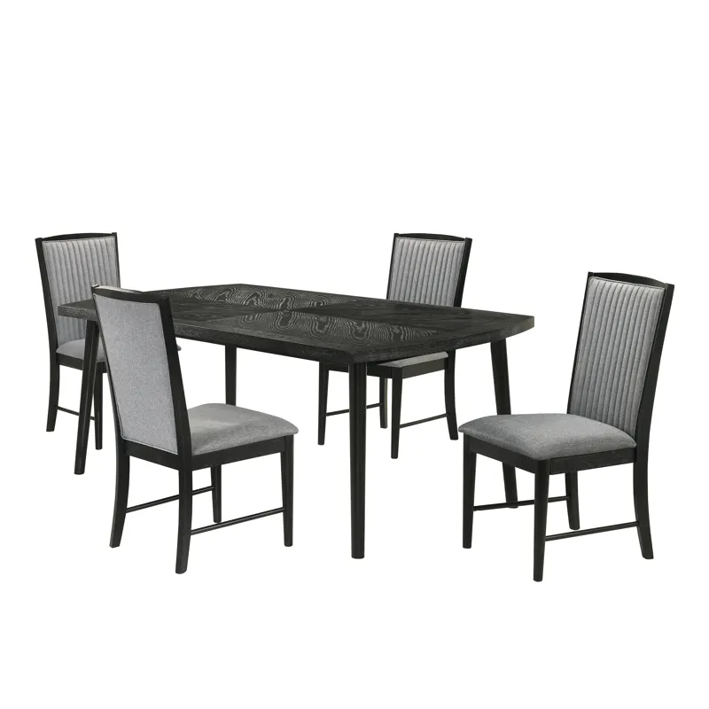 Skyline Rectangle Dining Table W 4 Chairs