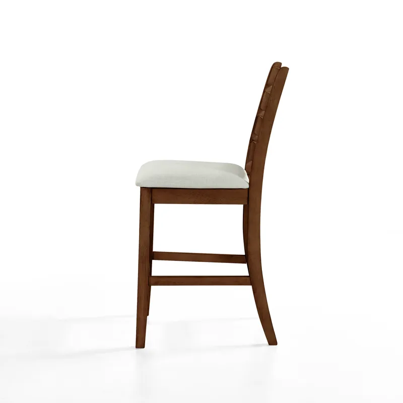 Pascal Counter Dining Table And 6 Chairs Walnut