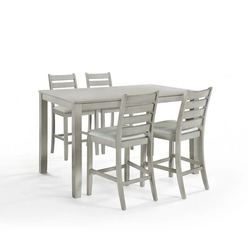 Pascal Counter Dining Table And 4 Chairs Driftwood