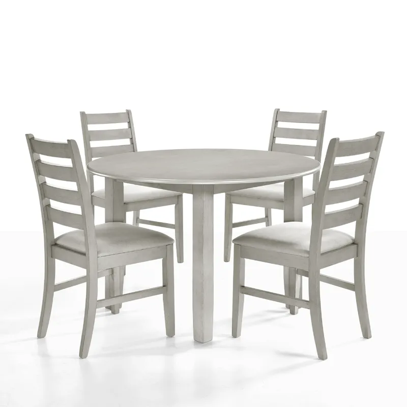 Pascal Round Dining Table And 4 Chairs Driftwood