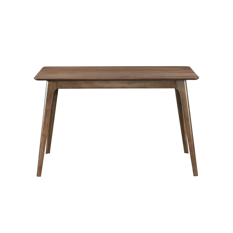 Oscar Counter Table And 6 Chairs-Walnut/Nat Cushions