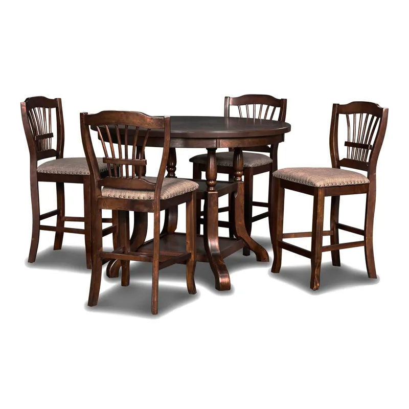 Bixby Counter Table W 4 Chairs