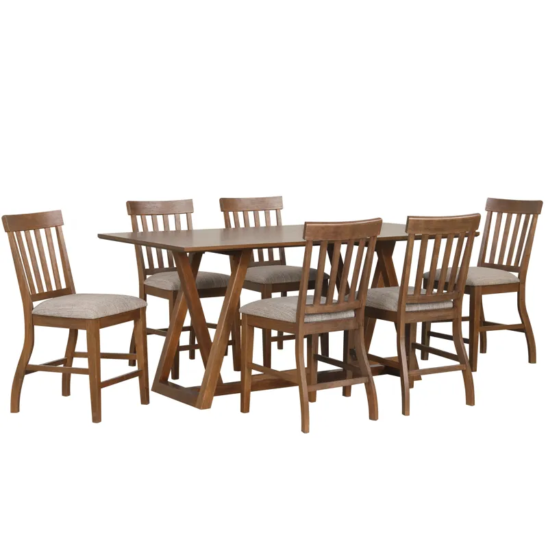 Putnam Counter Table W 6 Chairs