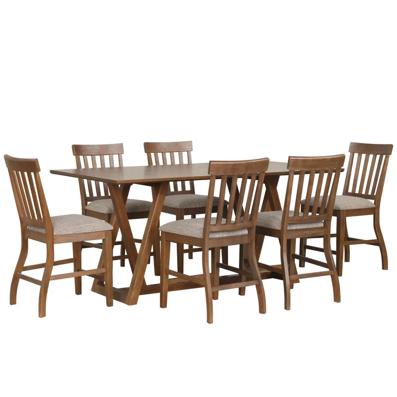 Putnam Counter Table W 6 Chairs