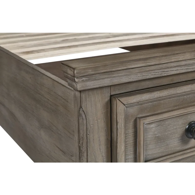 Allegra Headboard-Pewter - Twin