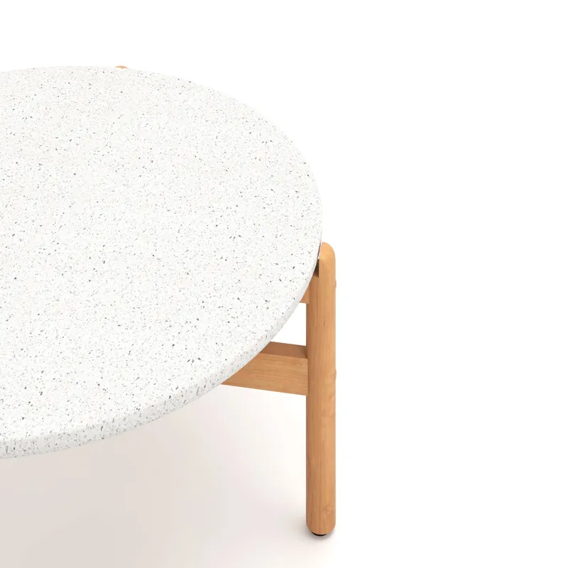 Solstice Coffee Table W Terrazo Top